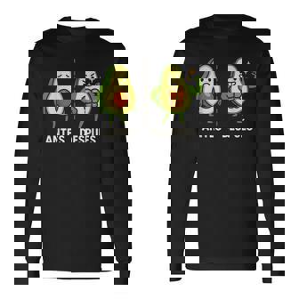 Aguacate Abdominales Gym Fitnessegano Gracioso Regalo Camiseta de manga larga - Regaloses