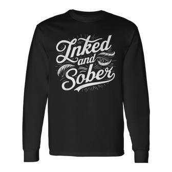 Alcohol Addiction Recovery Sobriety Aa Na Anniversary Long Sleeve T-Shirt - Thegiftio UK
