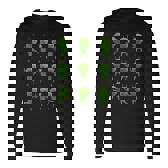 Alien Cat Dancing Cat Meme Amoureux Des Chats T-shirt à manches longues - Cadeauxyz