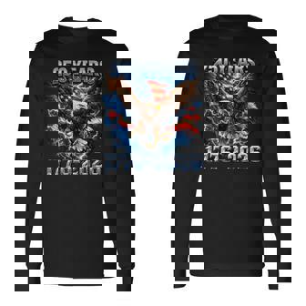 American Bald Eagle 1776-2026 250 Anniversary Usa Long Sleeve T-Shirt - Monsterry