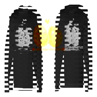 Amor Feliz De La Patata Para El Matrimonio Y Las Parejas Camiseta de manga larga - Regaloses