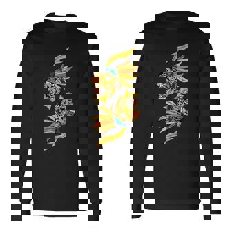 Ancien Ethnique Aztèque Indien Homme Civilisation Cadeau T-shirt à manches longues - Cadeauxyz