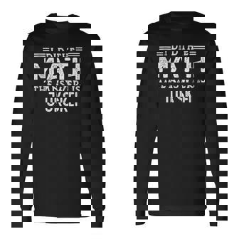 The Answer Is Jukskei Math Teacher Student Tank Top Long Sleeve T-Shirt | Mazezy