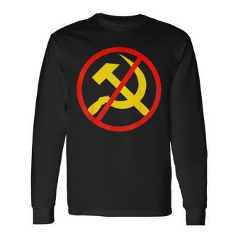 Anti Communist Socialist Long Sleeve T-Shirt - Thegiftio UK
