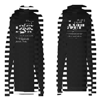 Aprenderueco Lagom Definición Divertidauecia Palabra Camiseta de manga larga - Regaloses