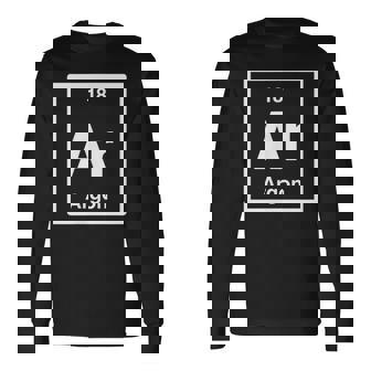 Argon Ar 元素周期表 サイエンスギフト 長袖Tシャツ - Kawaiitshirt