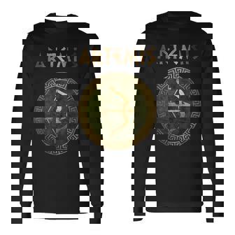 Artémis Déesse Grecque De La Chasse Ancienneymbole T-shirt à manches longues - Cadeauxyz