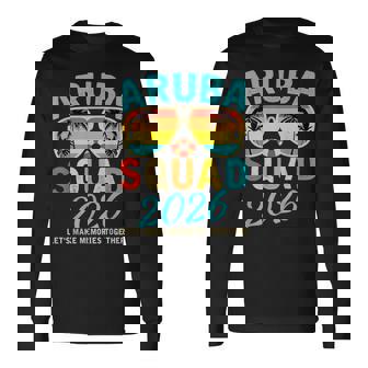 Aruba Squad 2026 Vacation Friends Family Matching Group Long Sleeve T-Shirt | Seseable UK