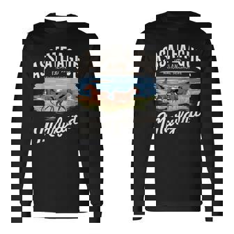 Assateague Island Maryland Adventure National Park Long Sleeve T-Shirt - Monsterry