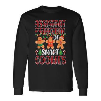 Assistant Principal Of Smart Cookies Xmas Party Christmas Long Sleeve T-Shirt - Thegiftio