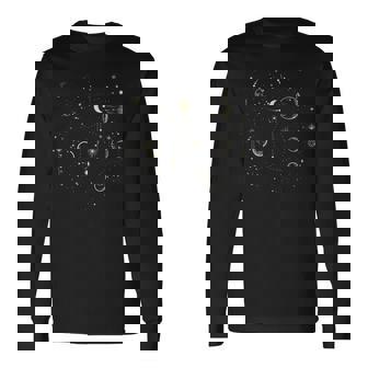 Astronomía Estrellasol Luna Planetas Astronauta Cosmonautas Regalo Camiseta de manga larga - Regaloses