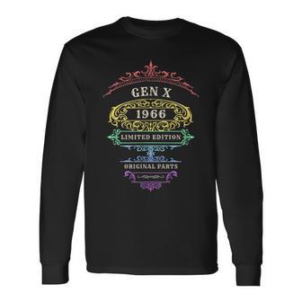 Baby Boomers 1966 Edición Limitada Arco Iris Piezas Originales Camiseta de manga larga - Regaloses