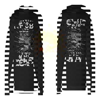 Bass Fishing Angling Fisherman Sport Fish Long Sleeve T-Shirt | Mazezy