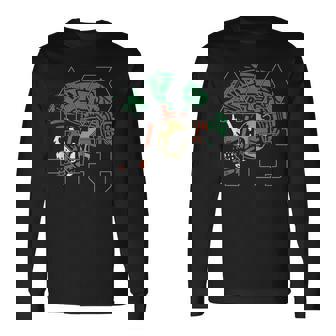 Battlefield Class Skull Army Camo Symbol Game Bf6 Long Sleeve T-Shirt - Monsterry