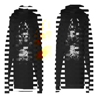 Bear Pride Paw Print Gay Lgbt Bear Flag Long Sleeve T-Shirt - Monsterry