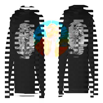 Beau Chameau Dans Le Paysage Du Désert T-shirt à manches longues - Cadeauxyz