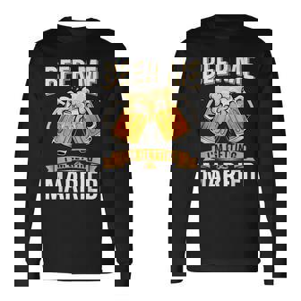 Beer Me I'm Getting Married Groom Bachelor Party Long Sleeve T-Shirt - Monsterry