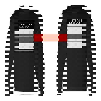 Belarus Flag Alternative Country Long Sleeve T-Shirt | Mazezy