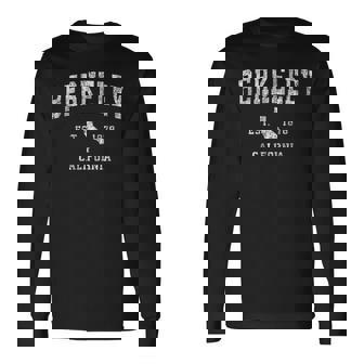 Berkeley California Ca ヴィンテージ アスレチック スポーツデザイン 長袖Tシャツ - Kawaiitshirt