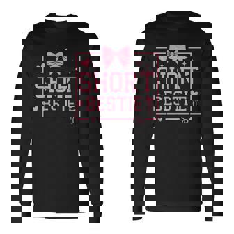 Best Friend Matching Tall Short Bestie Besties Matching Bff Long Sleeve T-Shirt - Monsterry