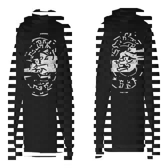 Best Gramps Ever Fist Bump Circle Emblem Gramps Long Sleeve T-Shirt | Seseable CA