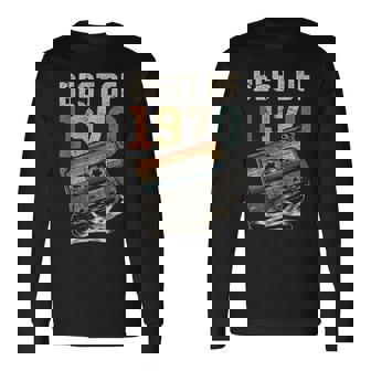 Best Of 1970 カセットテープ 56年 音楽 レトロ 誕生日 長袖Tシャツ - Kawaiitshirt