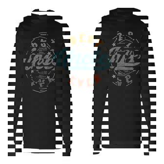 Best Uncle Ever Father's Day Uncle Vintage Emblem Long Sleeve T-Shirt - Thegiftio