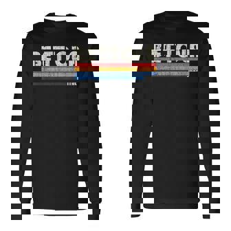 Bettola Italia Retro 70S 80Style Camiseta de manga larga - Regaloses