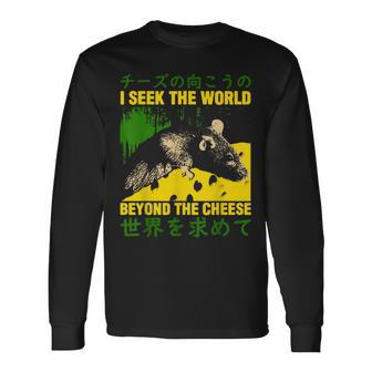 Beyond The Cheese Rat Beyond The Cheese Rat Long Sleeve T-Shirt - Thegiftio