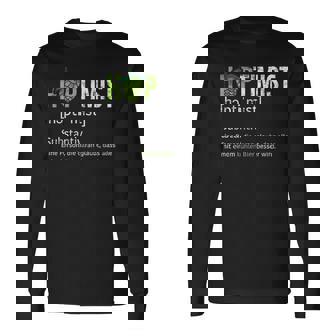 Bier Bierliebhaber Lustige Hoptimist Hopfen Party Pils Langarmshirts - Seseable