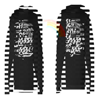 Big Fan Of Human Rights Social Justice Equality Long Sleeve T-Shirt | Mazezy