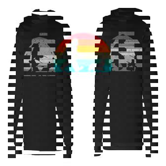 Bigfoot Walking A Dog Corgi Lovers Dog Dad Long Sleeve T-Shirt - Thegiftio