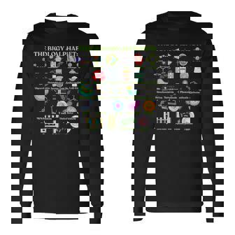 The Biology Alphabet Cool Science And Biology Long Sleeve T-Shirt | Seseable CA