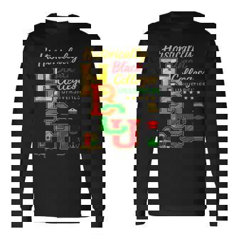 Black History Afrocentric Rooting For Every Hbcu Costume Long Sleeve T-Shirt - Monsterry