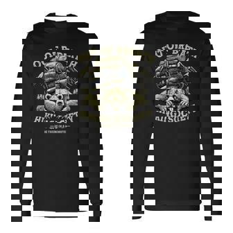 Out Of Breath Hiking Society Mountain Outdoor Hikers Long Sleeve T-Shirt - Monsterry