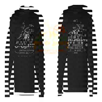 Out Of Breath Hiking Society I'll Be There In A Minute Long Sleeve T-Shirt - Thegiftio