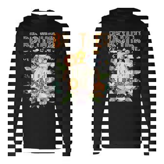 Brother Of The Wild One 1St Birthday Safari Jungle Animal Long Sleeve T-Shirt - Monsterry