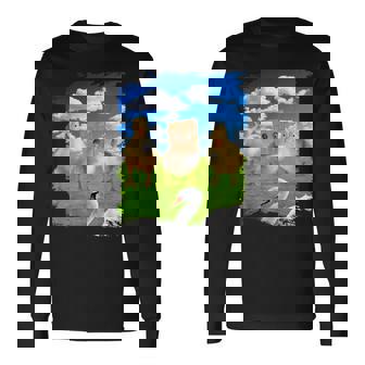 Brutti Anatroccoli Anatroccolo Anatre Anatre Con Borsa Cigno Maglietta a maniche lunghe - Novitaregali