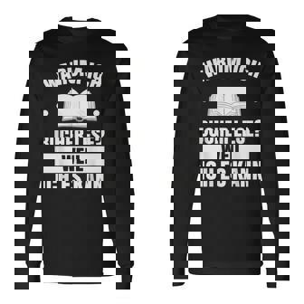 Buch Lesen Geschenk Bücherei Leseratte Bücherwurm Bücher Langarmshirts - Seseable