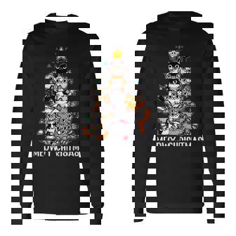 Cabrins De Noël Pour Les Amoureux Des Chats Chat Noël Amoureux Des Chats Noël Noir All Ages Léger Coupe Classique Manche Courte Col Roulé T-shirt à manches longues - Cadeauxyz