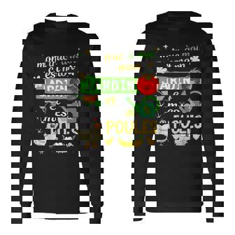 Cadeau Jardinage Mon Truc C'est Mon Jardin Et Mes Poules T-shirt à manches longues - Cadeauxyz