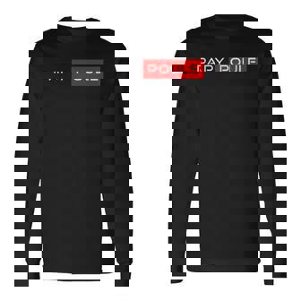 Cadeau Papy Poule Humour Idee Fête Des Grands-Pères Original T-shirt à manches longues - Cadeauxyz