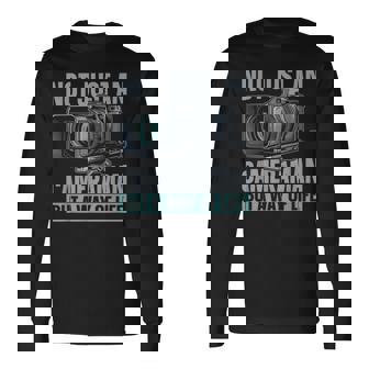 Caméraman Cadreur Prise Deues Opérateur Caméraman T-shirt à manches longues - Cadeauxyz