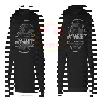 Camiciaintage Pixel T-Rex Divertente No Internet Connection Maglietta a maniche lunghe - Novitaregali