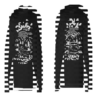 Camp Counselor Camper Summer Camping Staff Long Sleeve T-Shirt - Seseable