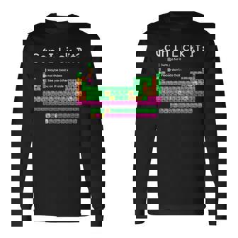 Can I Lick It 周期表 長袖Tシャツ - Kawaiitshirt