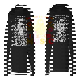 You Can't Scare Me I Teach Music Teacher Ghost Halloween Long Sleeve T-Shirt | Mazezy