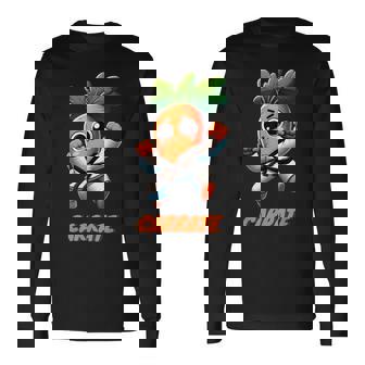 Carrate Karate Carrot Professeur De Jeu De Mots De Formation T-shirt à manches longues - Cadeauxyz