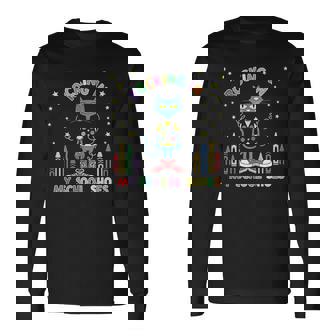 Cat Rocking In My School Shoes Back To School Long Sleeve T-Shirt | Mazezy