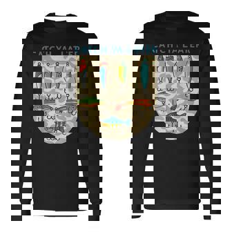 Catch Ya Later Fishing Lures Camo Southern Boy Long Sleeve T-Shirt - Monsterry